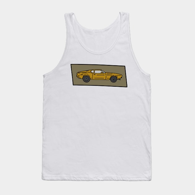 classic muscle car Tank Top by fokaction